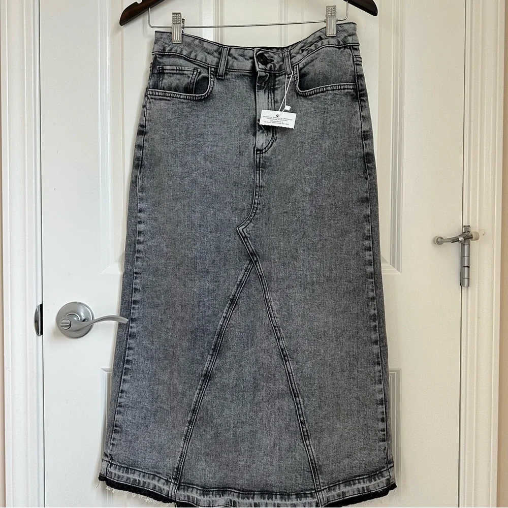 SOLD! On eBay Max Mara Marella Sport Denim Cut-Label Pencil Skirt.Sz:IT40 - Picture 4 of 15